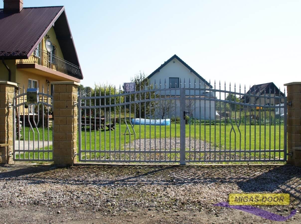 Brama dwusrzydłowa w wykonaniu Migas-Door