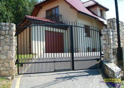 brama ogrodzeniowa dwuskrzydlowa
