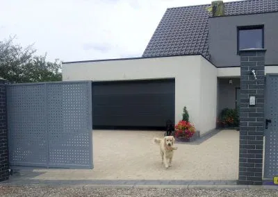 brama ogrodzeniowa przesuwna ażurowa