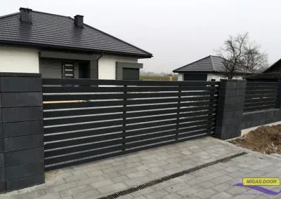 brama przesuwna profil poziomy