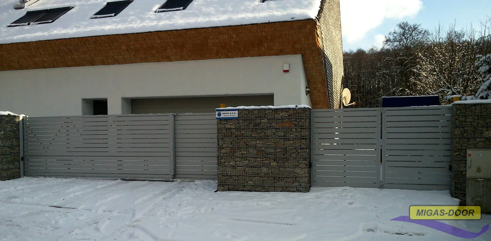 brama teleskopowa harmonijkowa profil aluminium