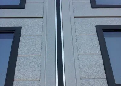 uszczelnienie w bramie harmonijkowej