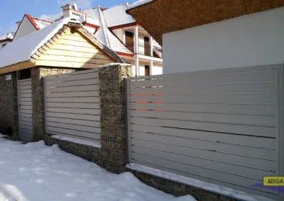 przesla ogrodzenie profil aluminium