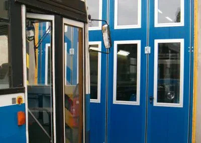 brama harmonijkowa panel okna