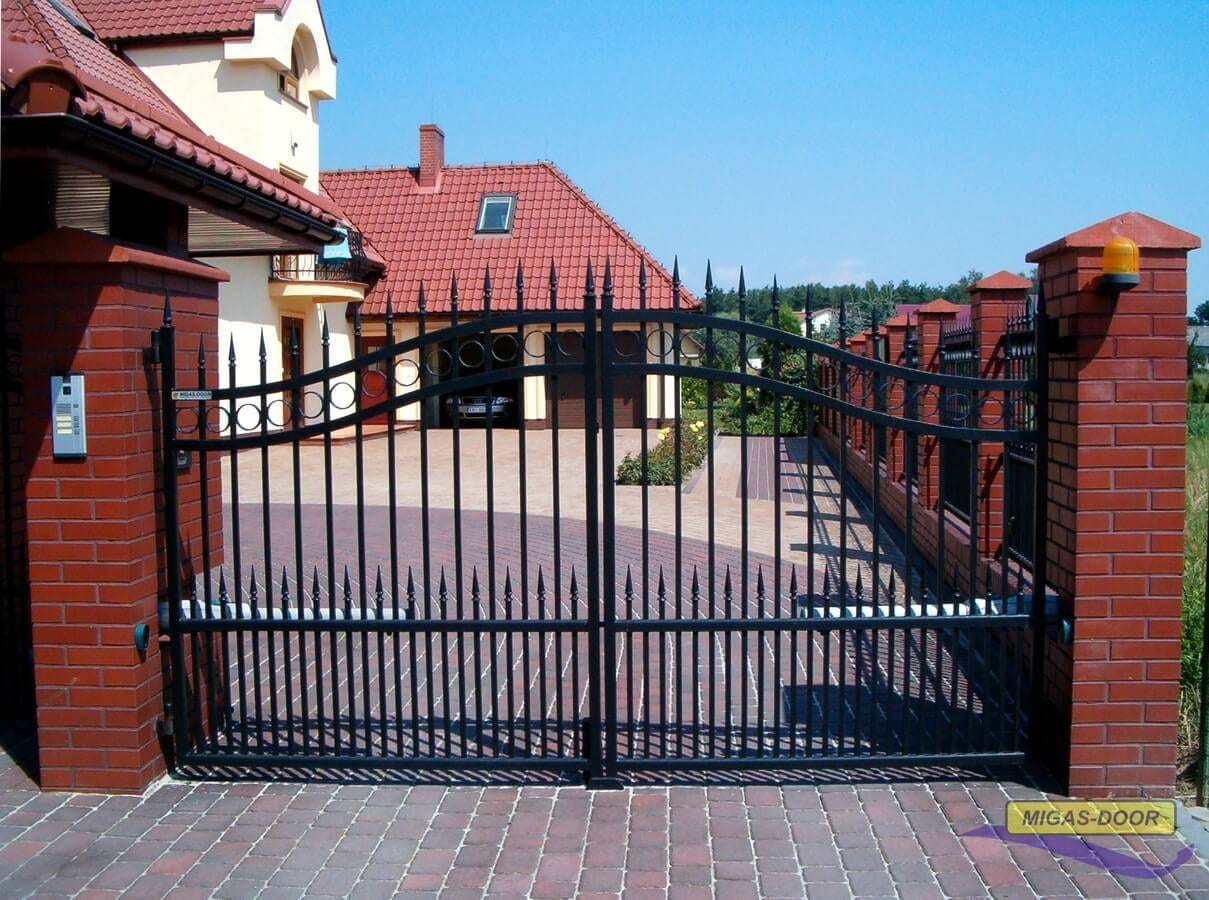 Brama dwusrzydłowa w wykonaniu Migas-Door