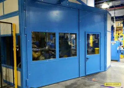 brama dwuskrzydlowa blacha gladka