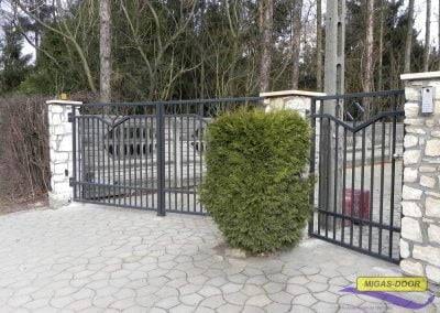 brama dwuskrzydlowa ogrodzeniowa furtka