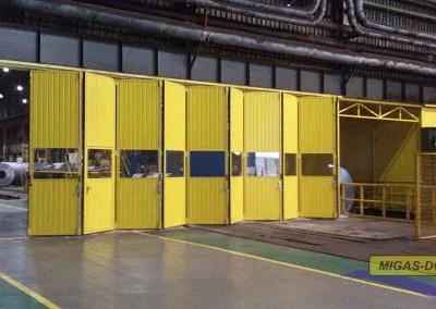 Brama harmonijkowa przemysłowa