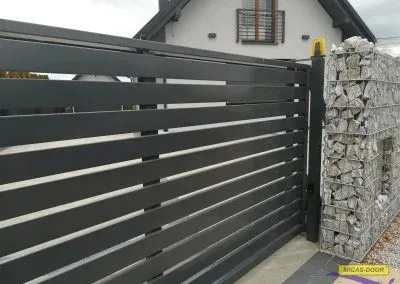 brama ogrodzeniowa przesuwna nowoczesna