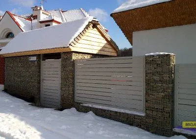 furtka ogrodzenie profil aluminium