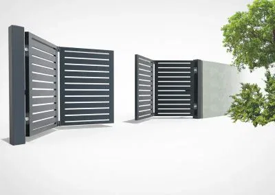 brama harmonijkowa ogrodzeniowa