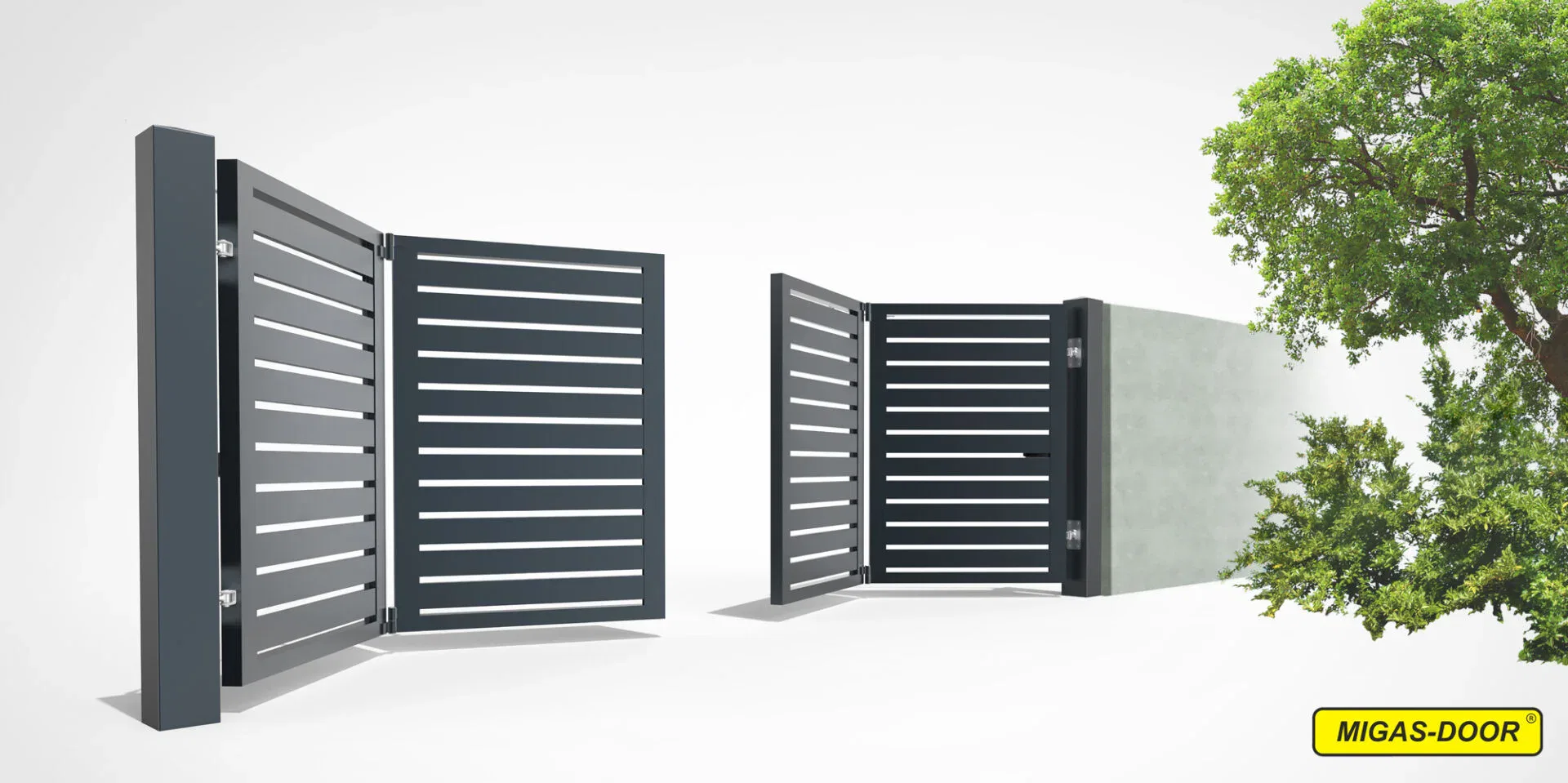 brama harmonijkowa ogrodzeniowa