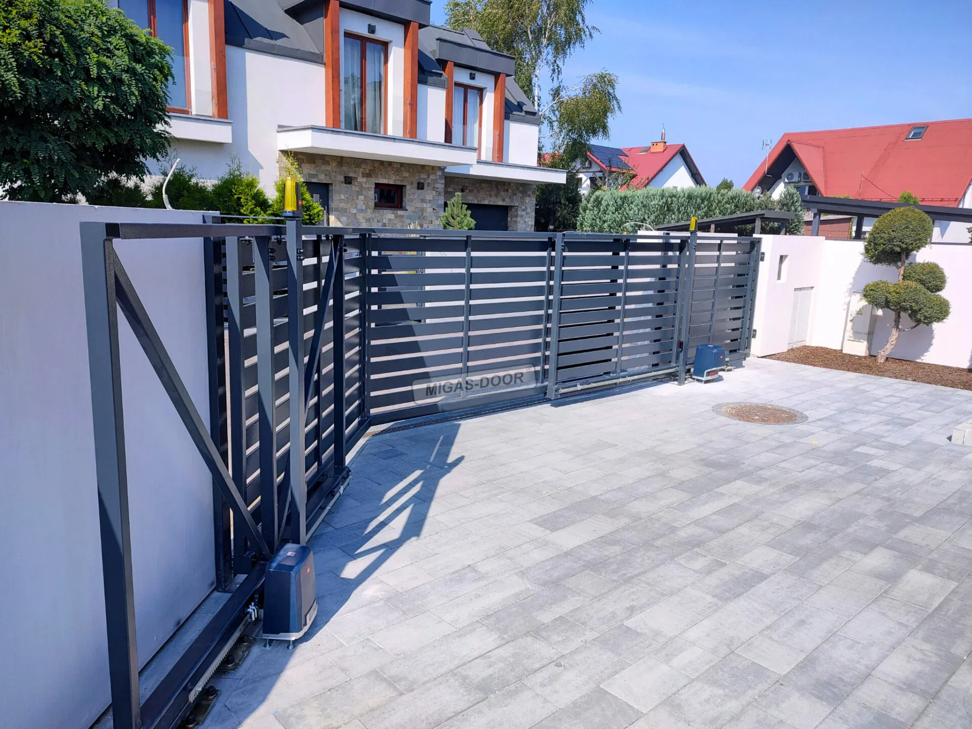 Bramy teleskopowe ogrodzeniowe Migas-Door