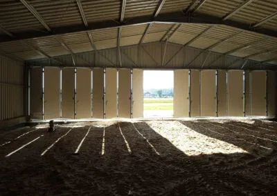 Bramy harmonijkowe przemysłowe do hangaru Migas-Door