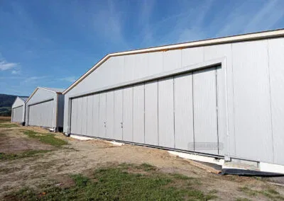 Bramy przemysłowe harmonijkowa do hangaru Migas-door