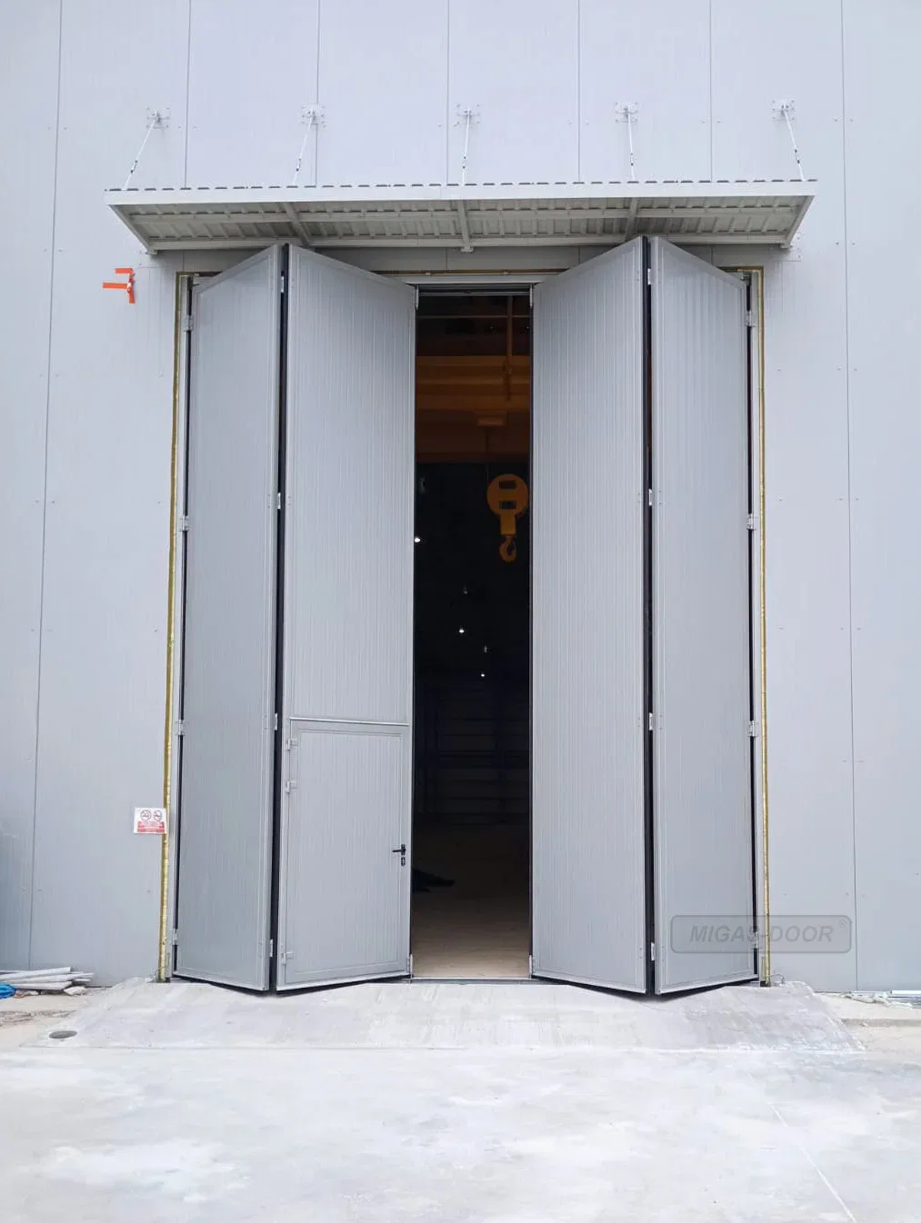 Brama przemysłowa harmonijkowa Migas-Door