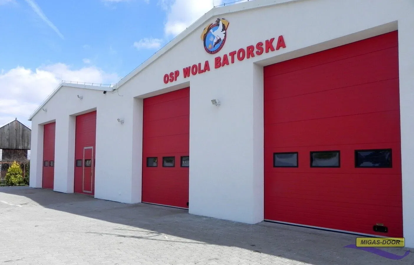 Bramy garażowe dla Straży Pożarnej od Migas-Door