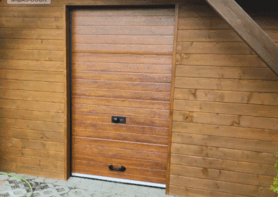 brama segmentowa do wjazdu na rowery