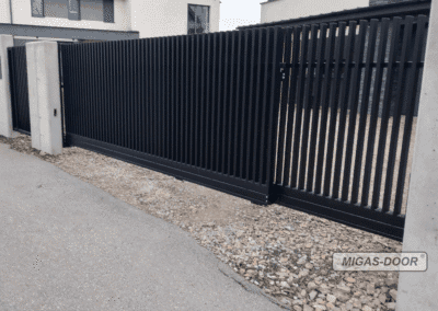 brama teleskopowa palisadowa