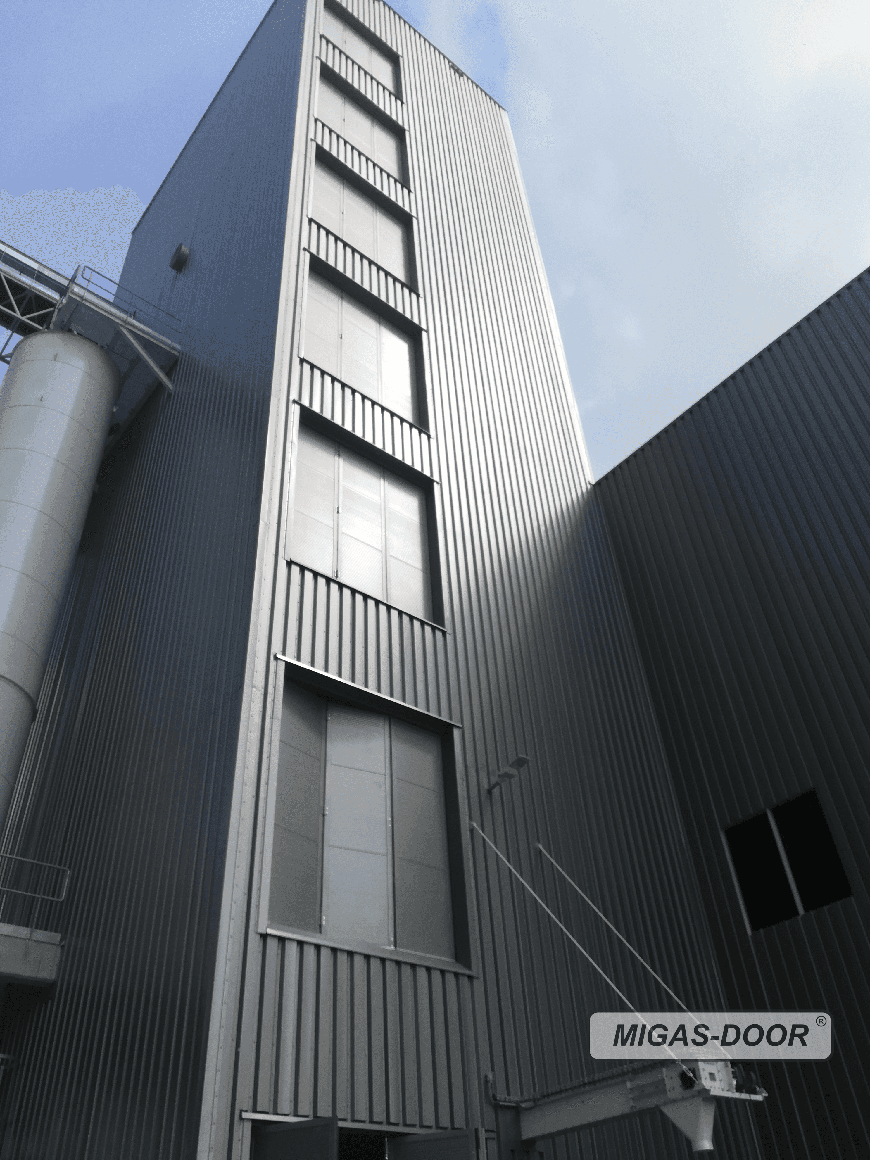 bramy przemysłowe harmonijkowe młyny