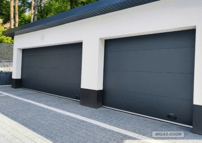 bramy segmentowe ral 7016